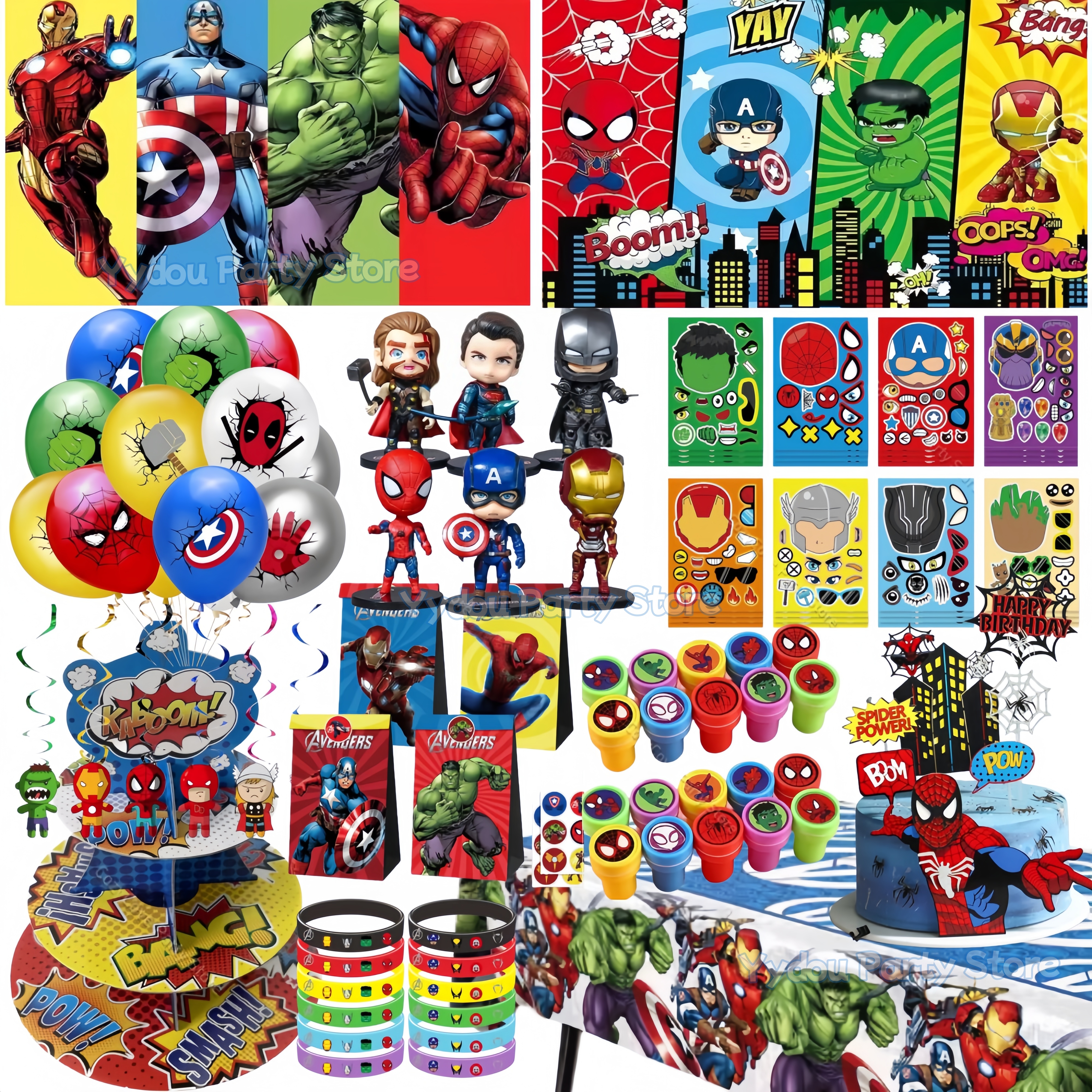 Baby Clothing Event - Avengers Party Favors Gifts Superhero Slap