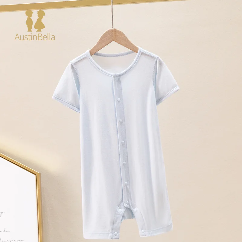 Baby Clothing Types - Bamboo Fiber Baby Romper Summer Sleepwear