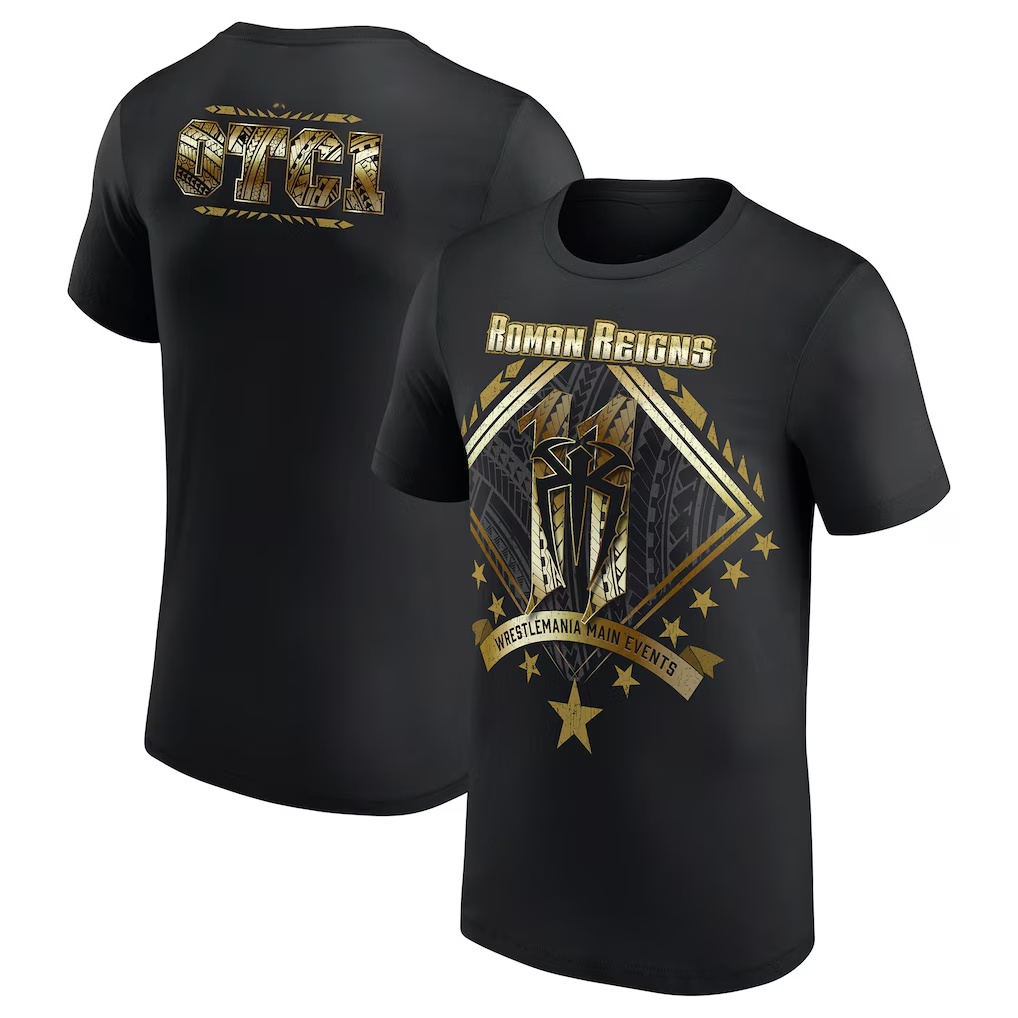 Baby Clothing Logo - 2026 Men's White Roman Reigns Tribal