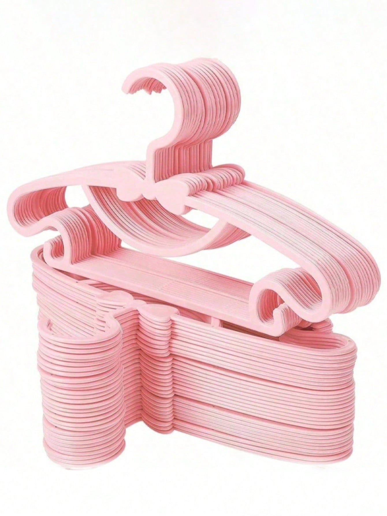 Baby Clothing Storage - 10pcs Plastic Baby Hangers With Bow,