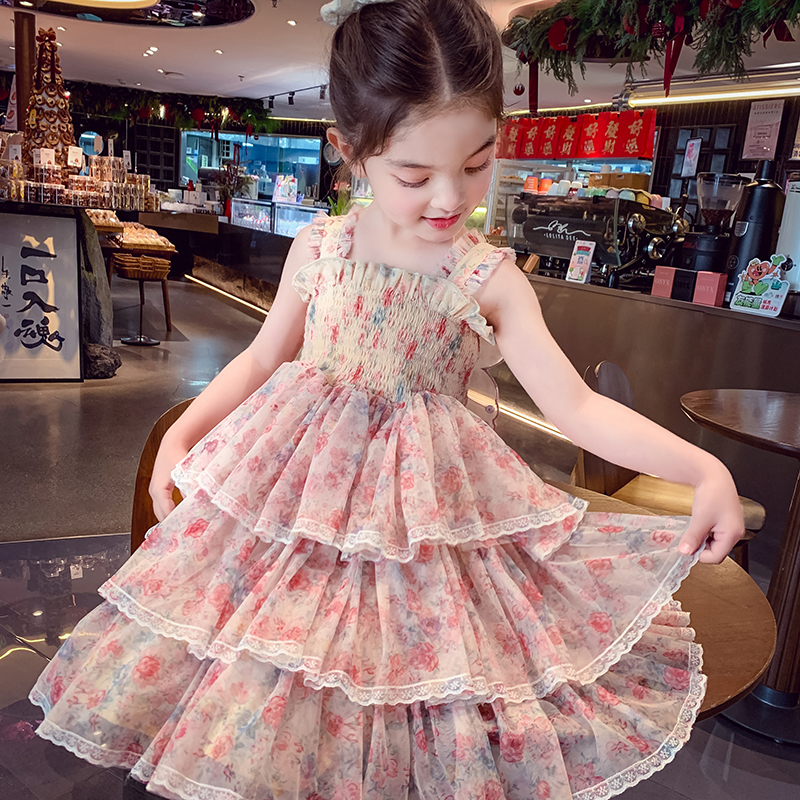 Baby Clothing Girls - Summer Kids Girl Multi-Layered Ruffle Dress