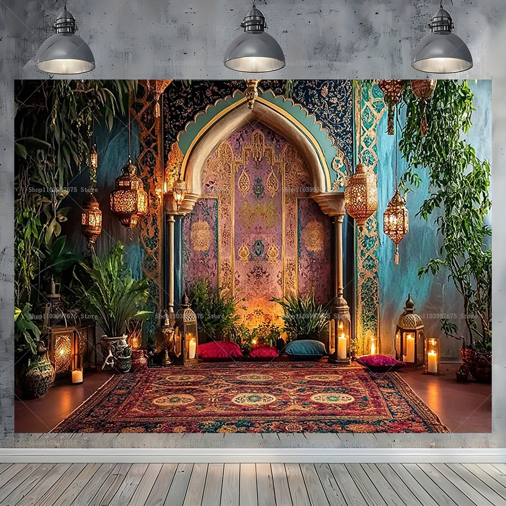 Baby Clothing Event - Moroccan Palace Backdrop Arabian Middle Eastern