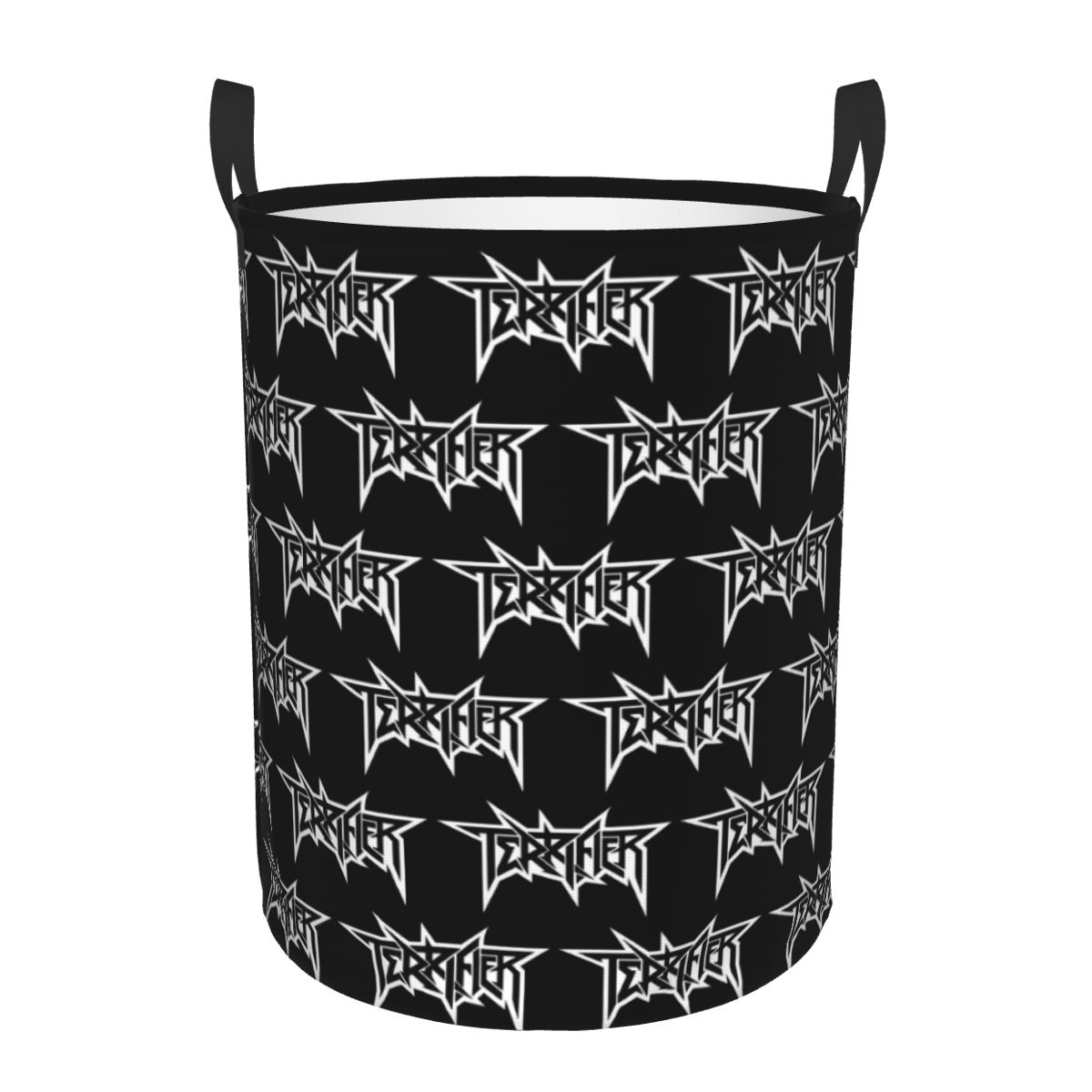 Baby Clothing Logo - Custom T-Terrifiers Logo Laundry Basket Collapsible