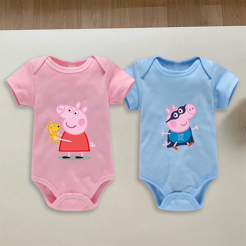 Baby Clothing For Boys - Peppa Pigs Baby Clothes Romper Boys