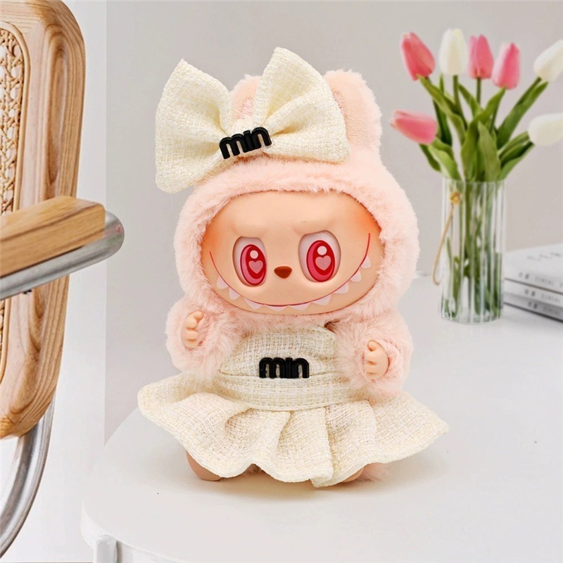 15 17cm For Labubu Doll Korean - Baby Clothing Unisex reseña y precio