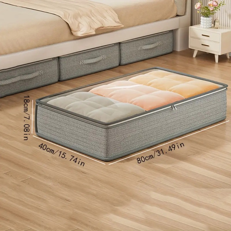 Large Under-Bed Storage Boxes, - Baby Clothing Storage reseña y precio