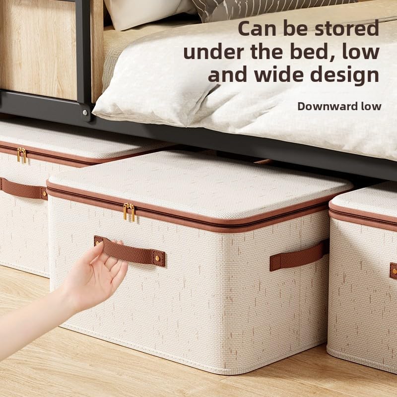 Sscehopp Zippered Lid Cotton L - Baby Clothing Storage reseña y precio
