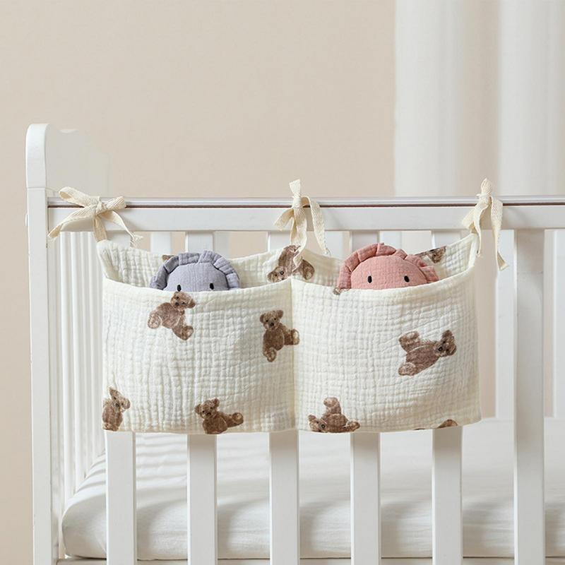 Baby Crib Organizer Cot Caddy  - Baby Clothing Storage reseña y precio