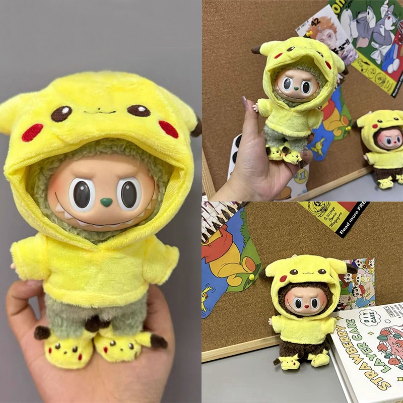 15 17cm For Labubu Doll Cartoo - Baby Clothing Unisex reseña y precio