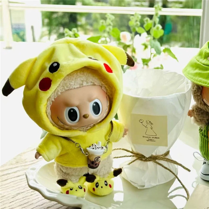 15 17cm For Labubu Doll Cartoo - Baby Clothing Unisex reseña y precio