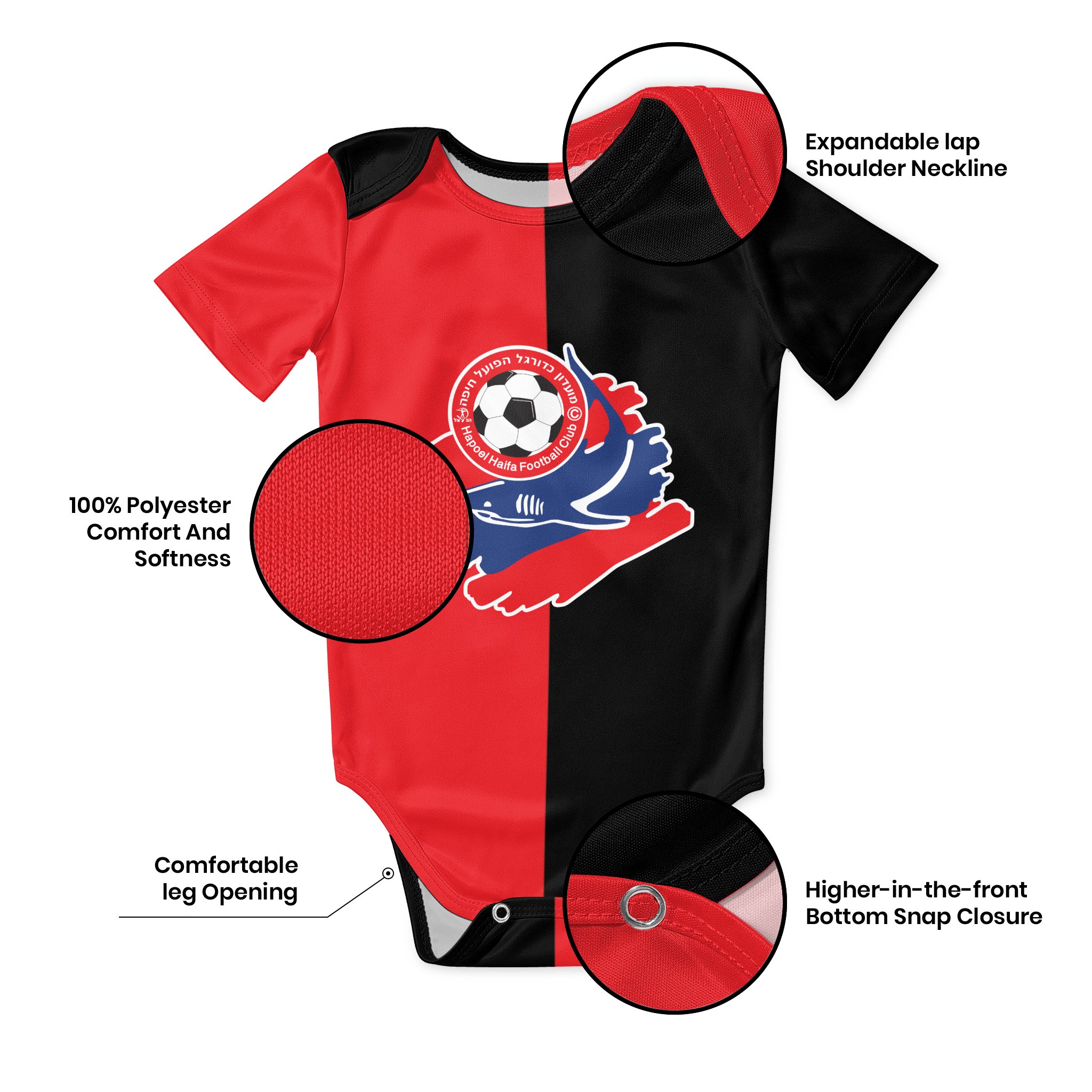 Hapoel Haifa Baby Bodysuit Uni - Baby Clothing For Boys reseña y precio