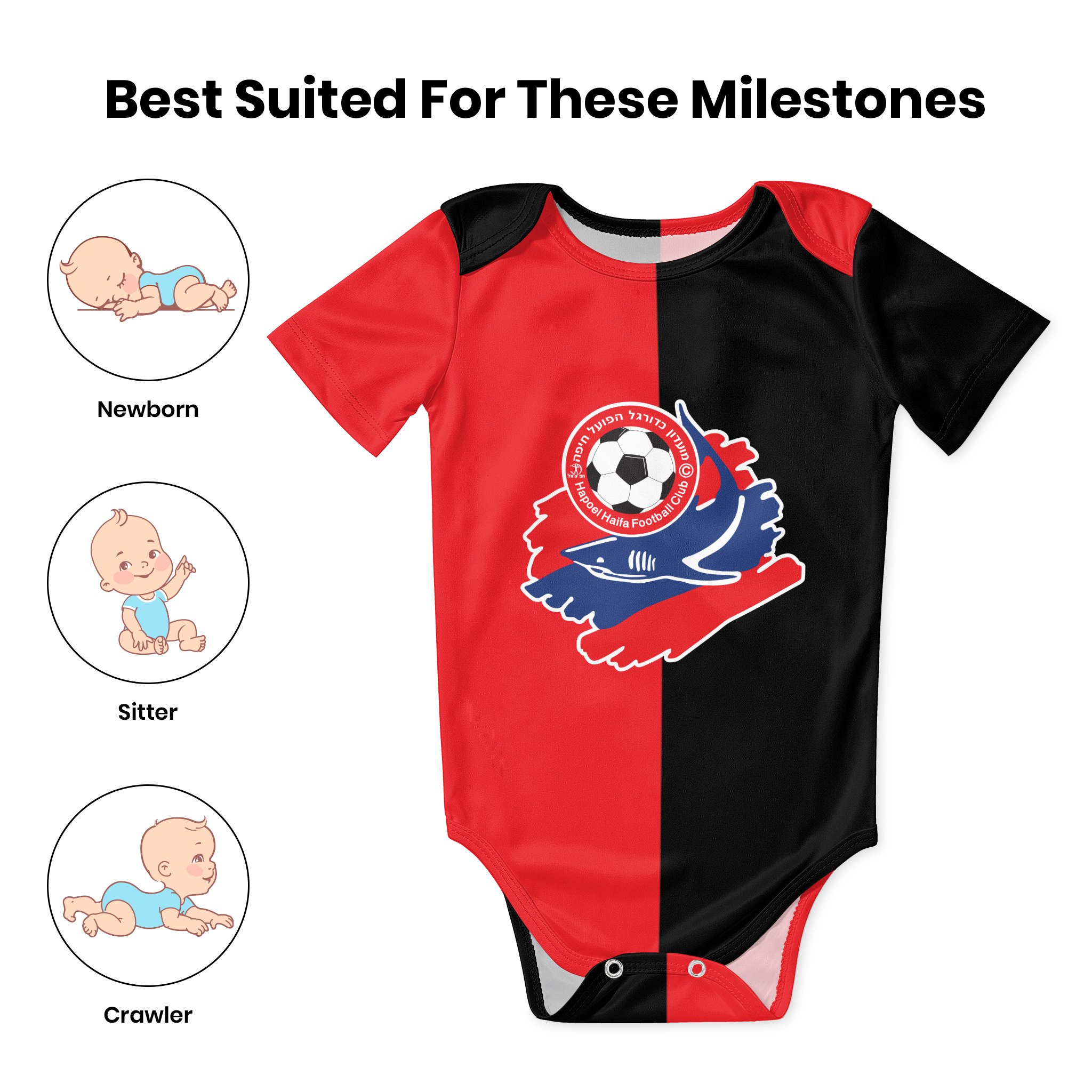 Hapoel Haifa Baby Bodysuit Uni - Baby Clothing For Boys reseña y precio
