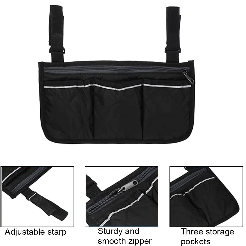 Wheelchair Side Armrest Bag Wi - Baby Clothing Types reseña y precio