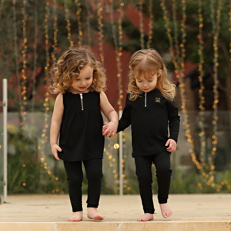 Summer black ribbed family mat - Baby Clothing Deals reseña y precio