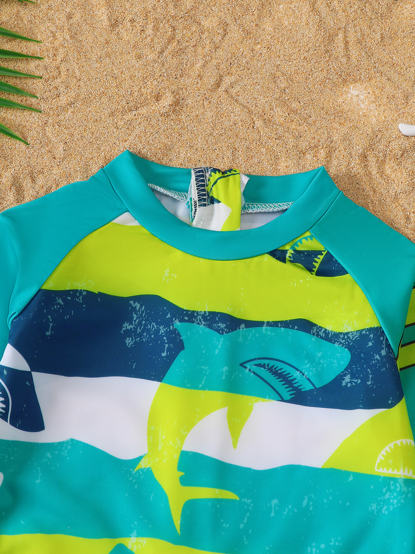 Baby Boy Shark Pattern Color B - Baby Swimwear Uv reseña y precio