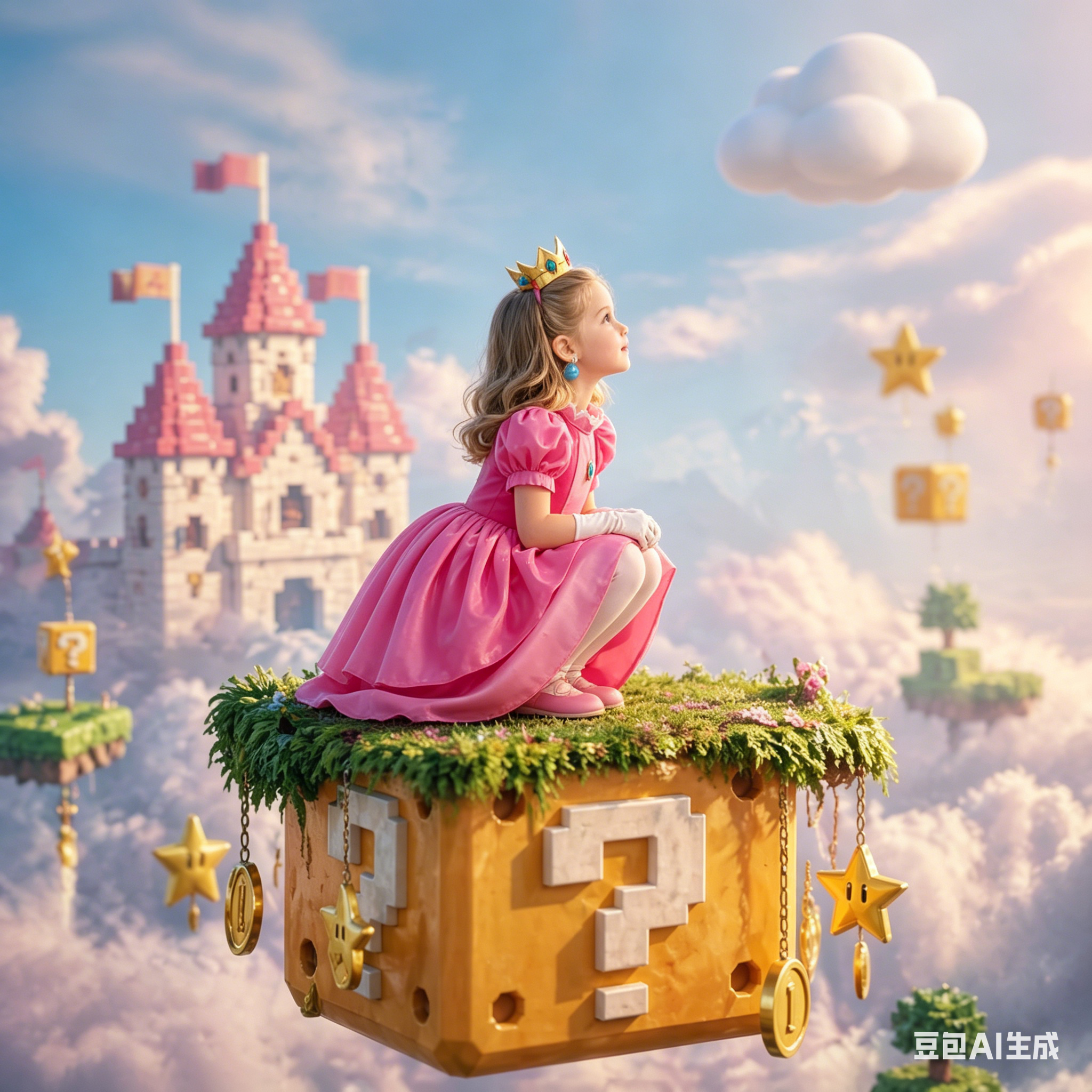 Princess Peach Style Dress Up  - Baby Clothing Girls reseña y precio