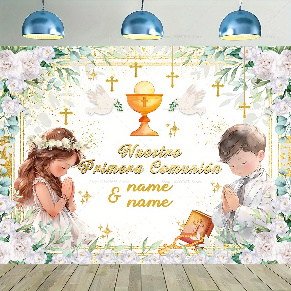 Custom Boy Girl First Holy Com - Baby Clothing Event reseña y precio
