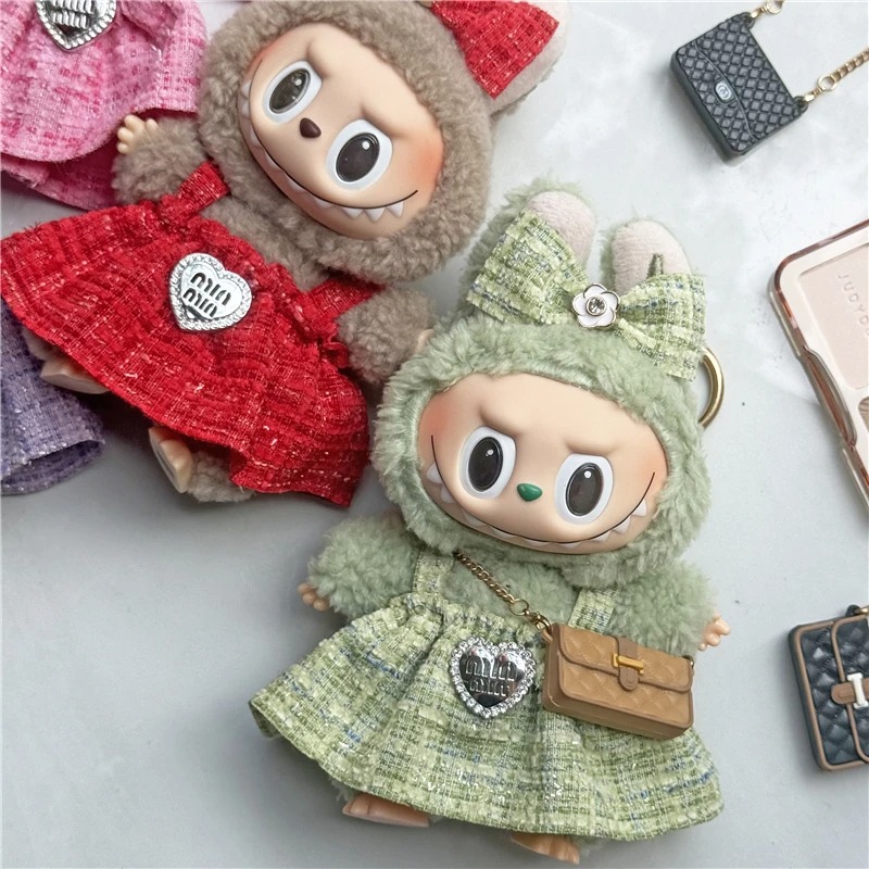 15 17cm For Labubu Doll Adorab - Baby Clothing Unisex reseña y precio
