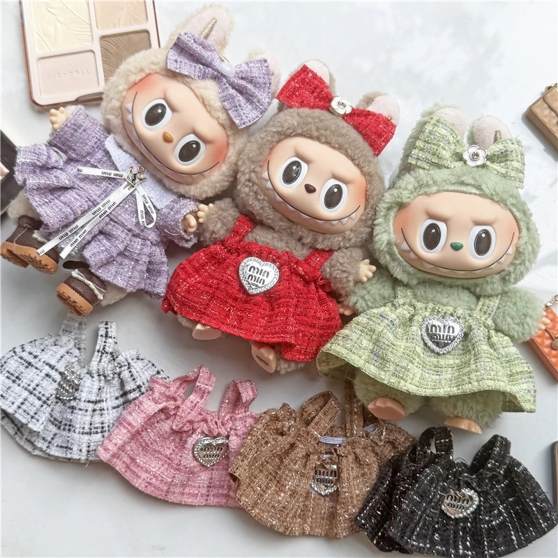 15 17cm For Labubu Doll Adorab - Baby Clothing Unisex reseña y precio