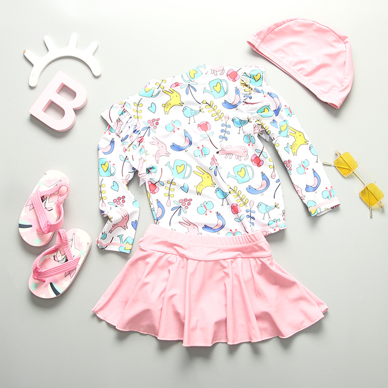 Cartoon Swimwear for Girls 202 - Baby Swimwear Uv reseña y precio