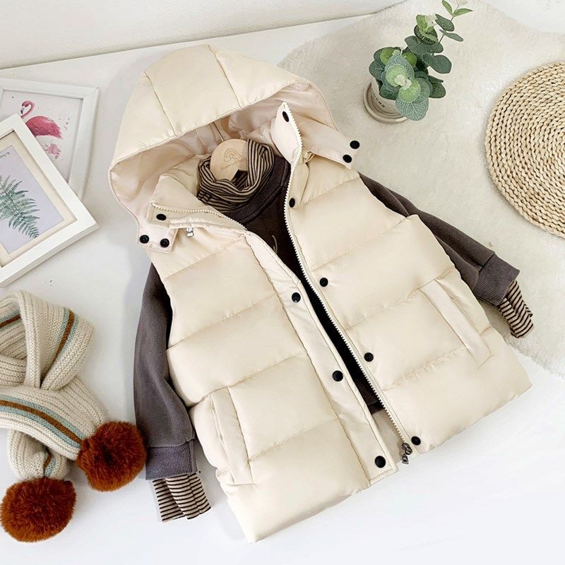 Childrens Down Cotton Vest Boy - Baby Clothing Zip reseña y precio