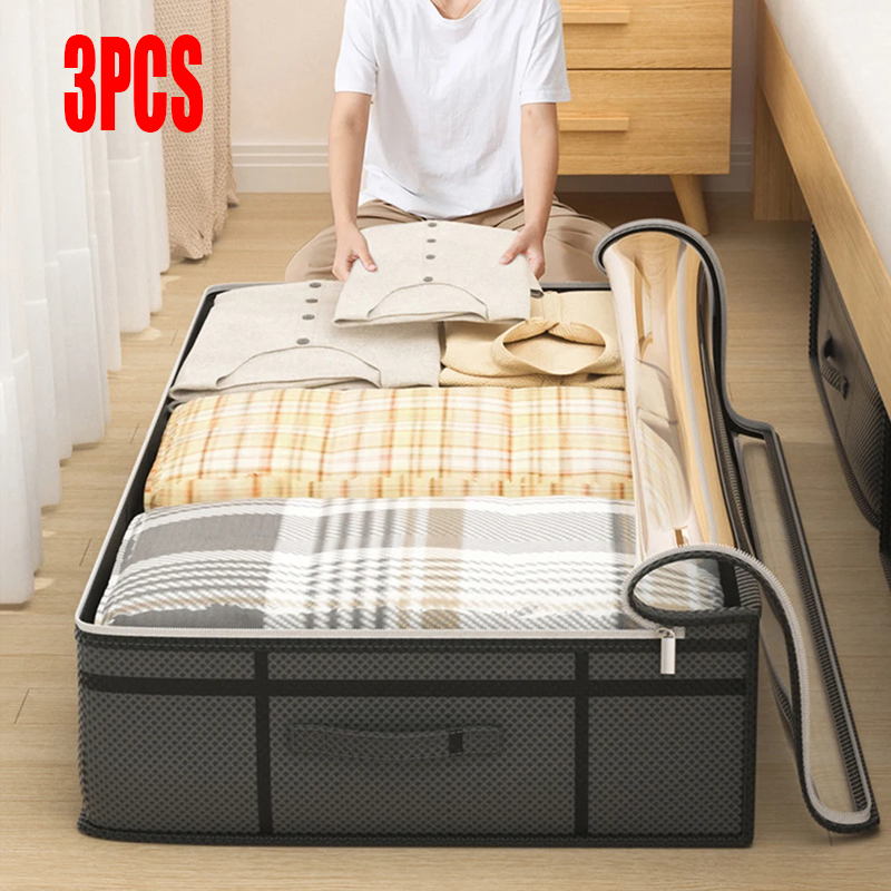 1/2PCS foldable non-woven bed  - Baby Clothing Storage reseña y precio