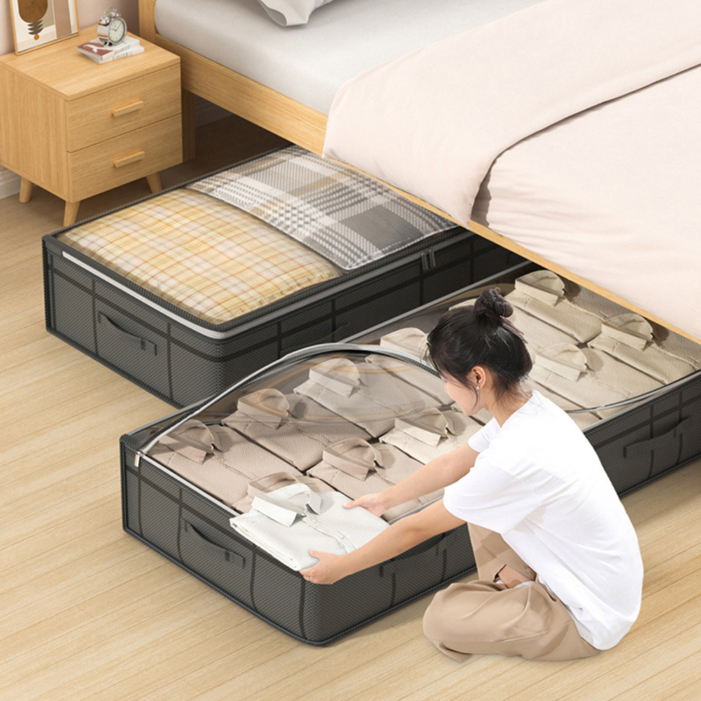 1/2PCS foldable non-woven bed  - Baby Clothing Storage reseña y precio
