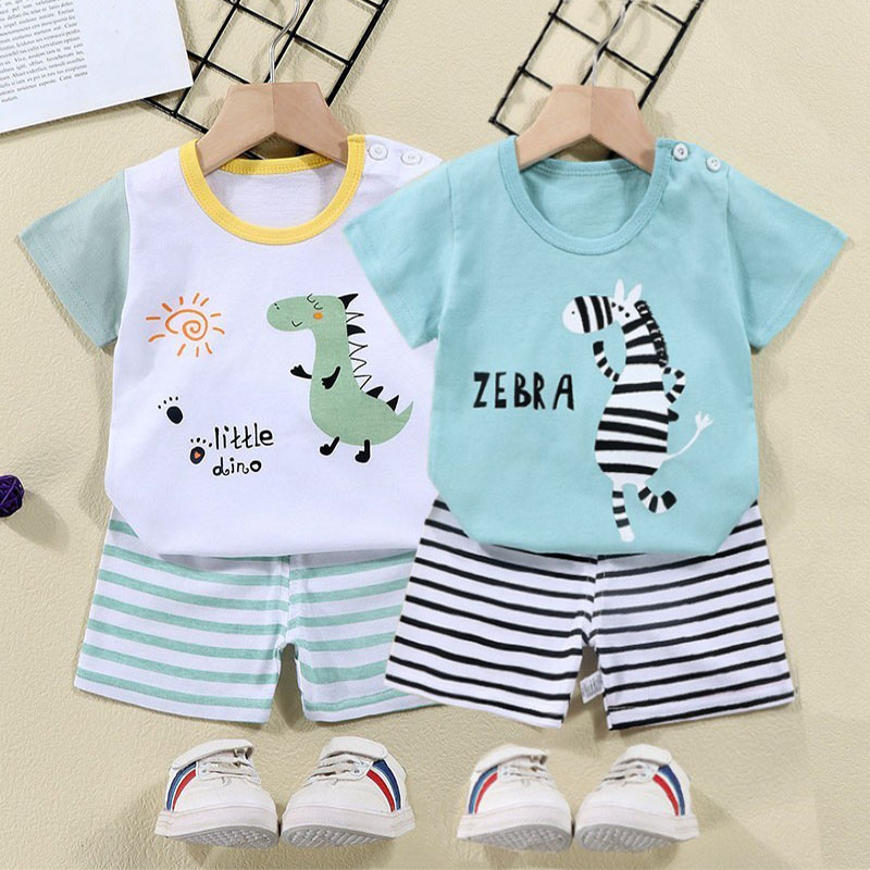 Cotton Tees+Shorts 2-piece Tra - Baby Clothing Deals reseña y precio