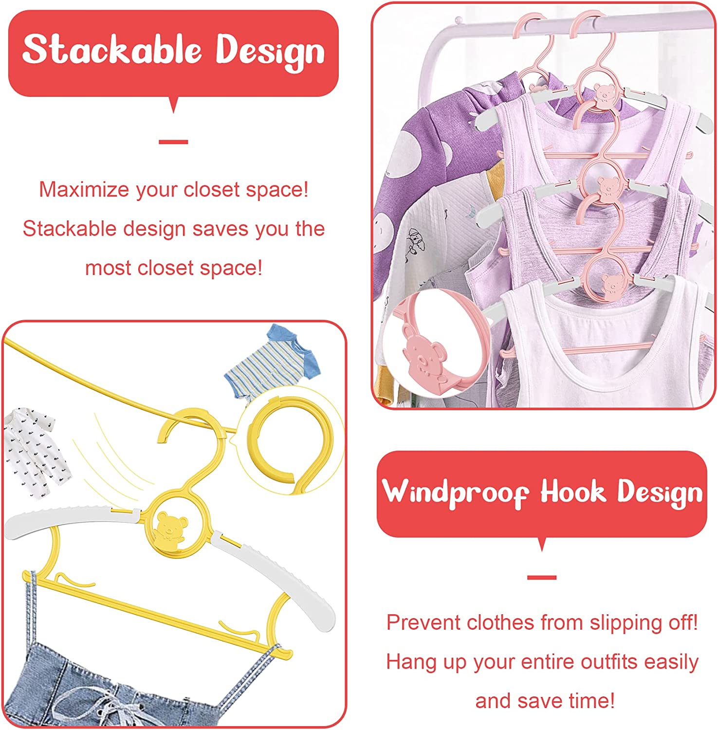UNTIOR Non-slip Baby Clothes H - Baby Clothing Storage reseña y precio