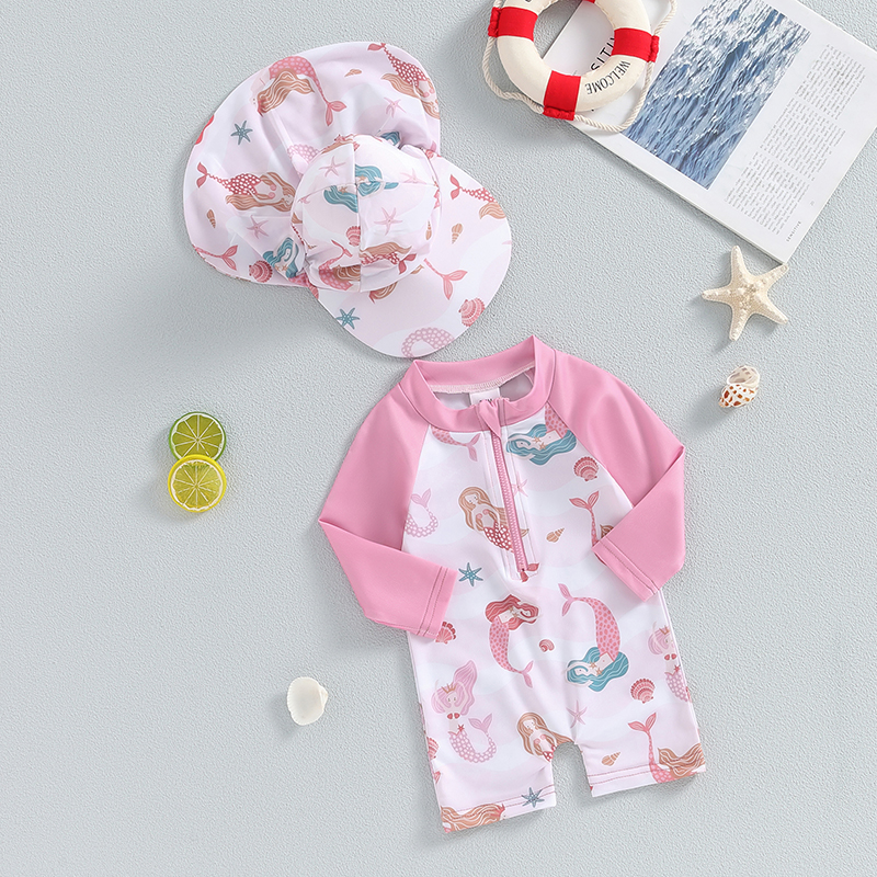 VISgogo Baby Girls Bathing Sui - Baby Swimwear Uv reseña y precio