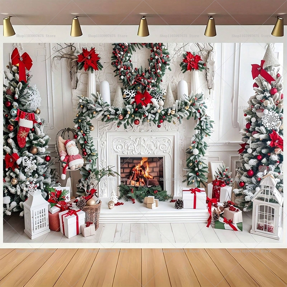 Merry Christmas Backdrops Wond - Baby Clothing Event reseña y precio