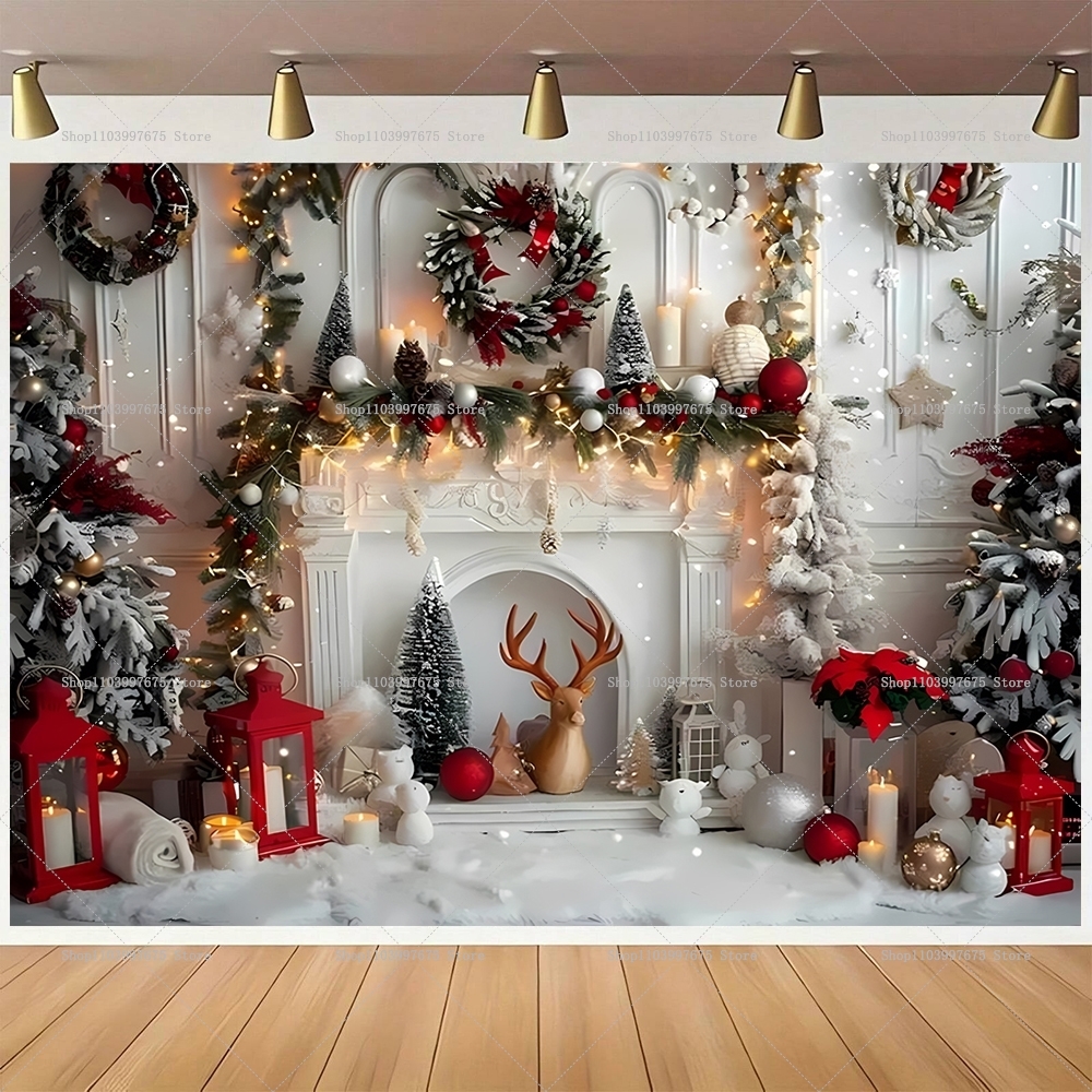 Merry Christmas Backdrops Wond - Baby Clothing Event reseña y precio