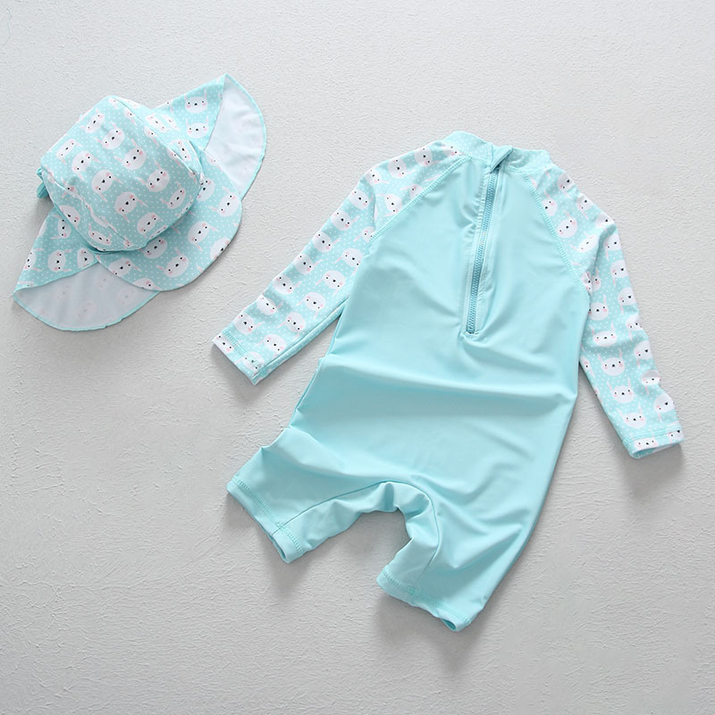 Children's  UV UPF50+ Blue Swi - Baby Swimwear Uv reseña y precio