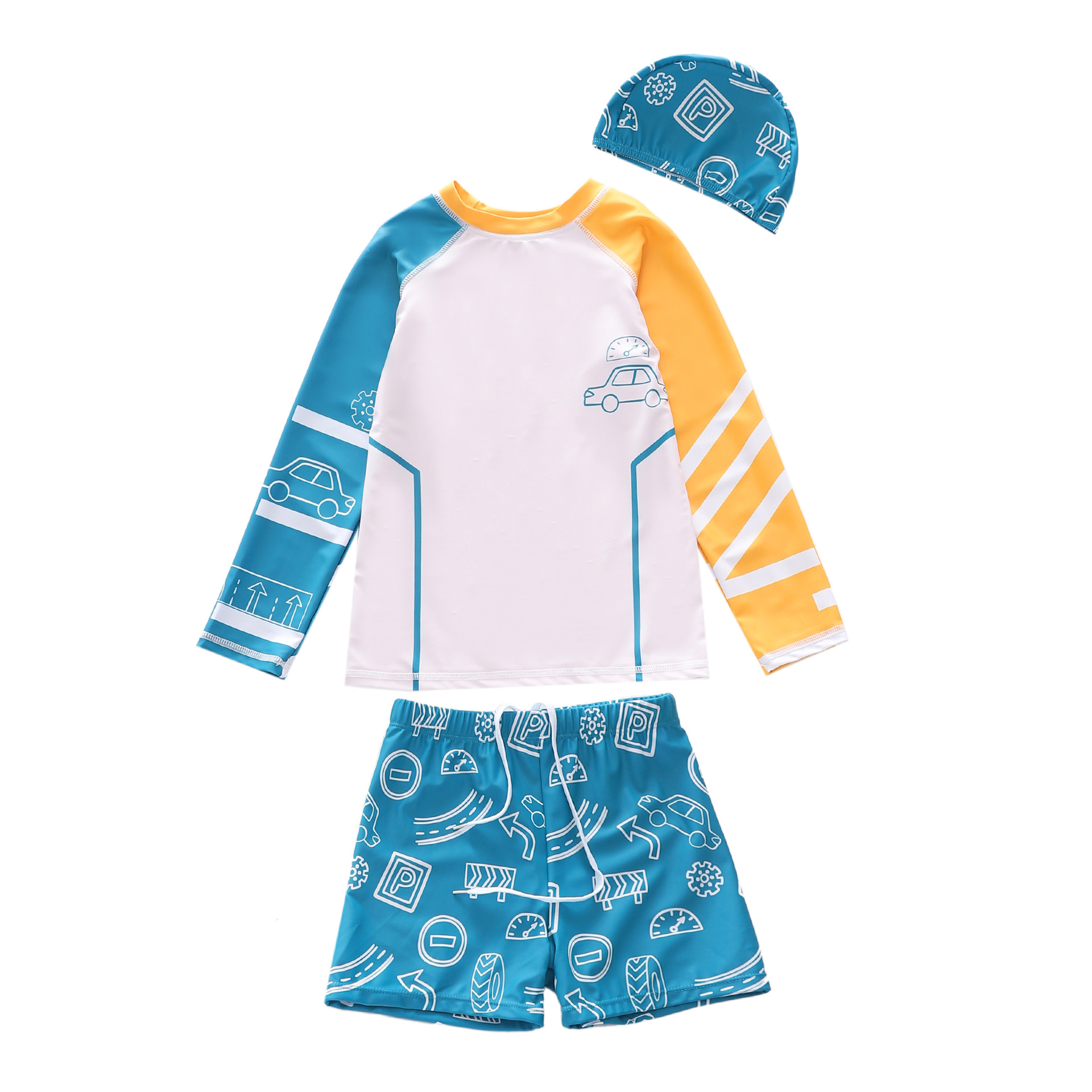Long Sleeved Rash Guard Swimsu - Baby Swimwear Uv reseña y precio