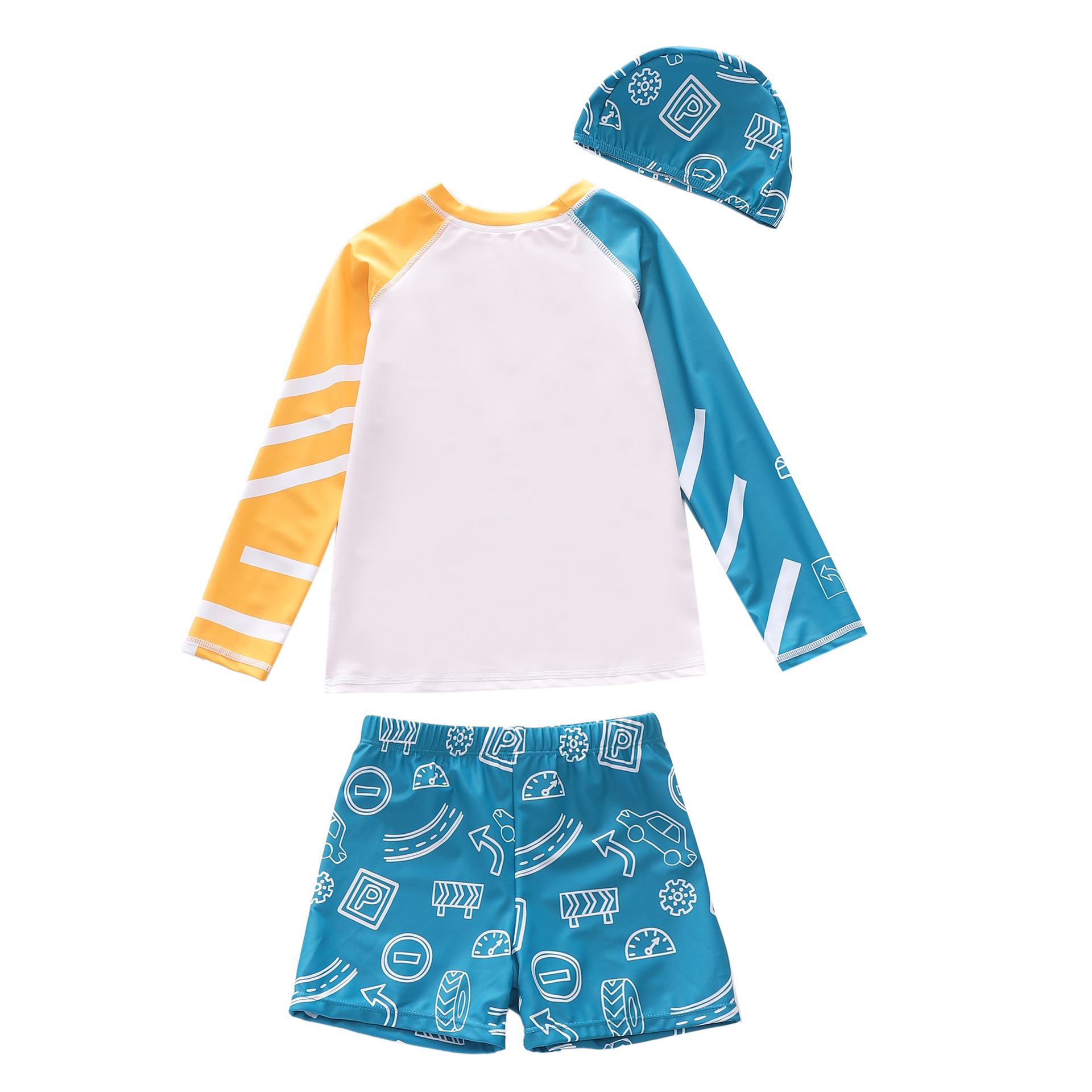 Long Sleeved Rash Guard Swimsu - Baby Swimwear Uv reseña y precio