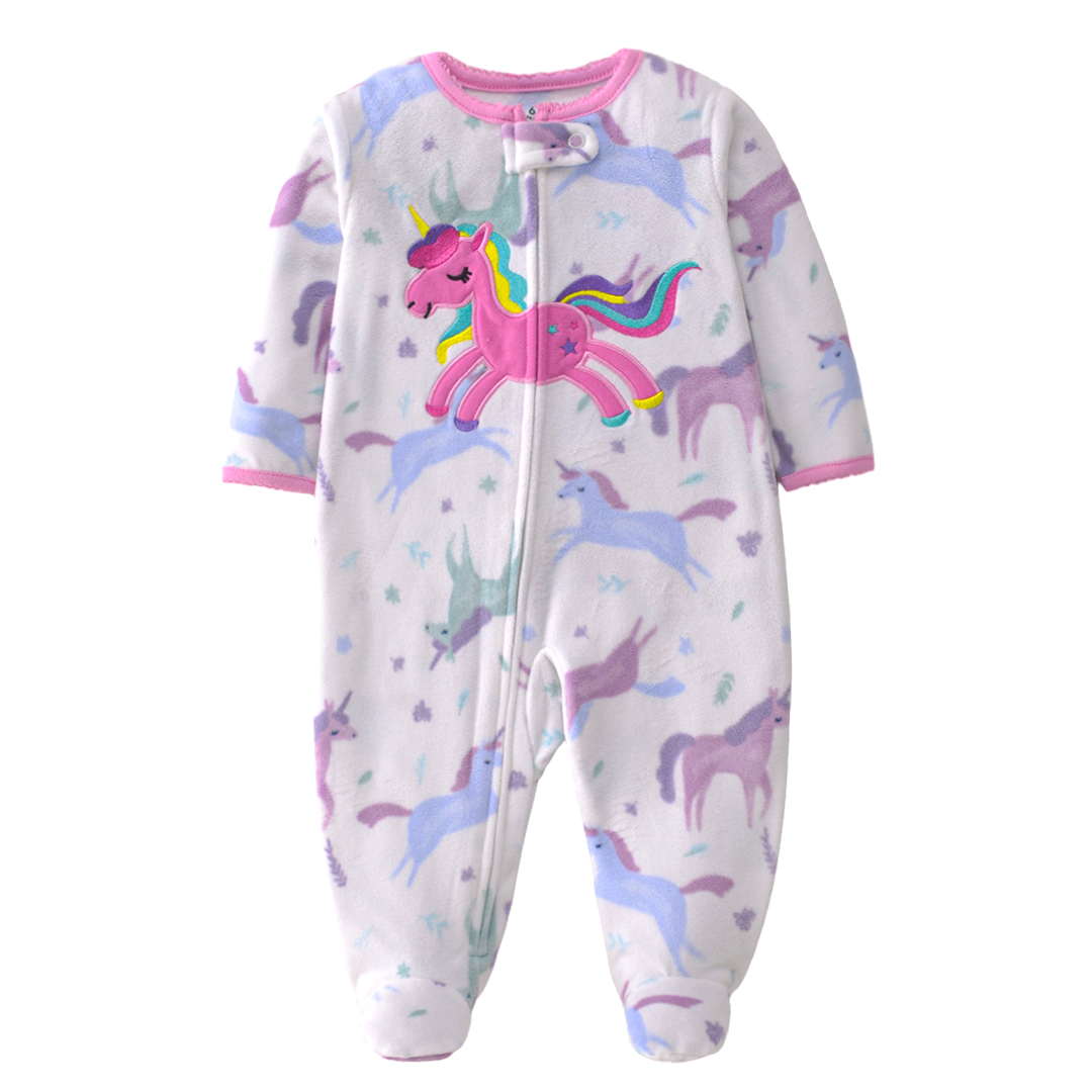2026 Baby Spring Fleece Romper - Baby Clothing Zip reseña y precio