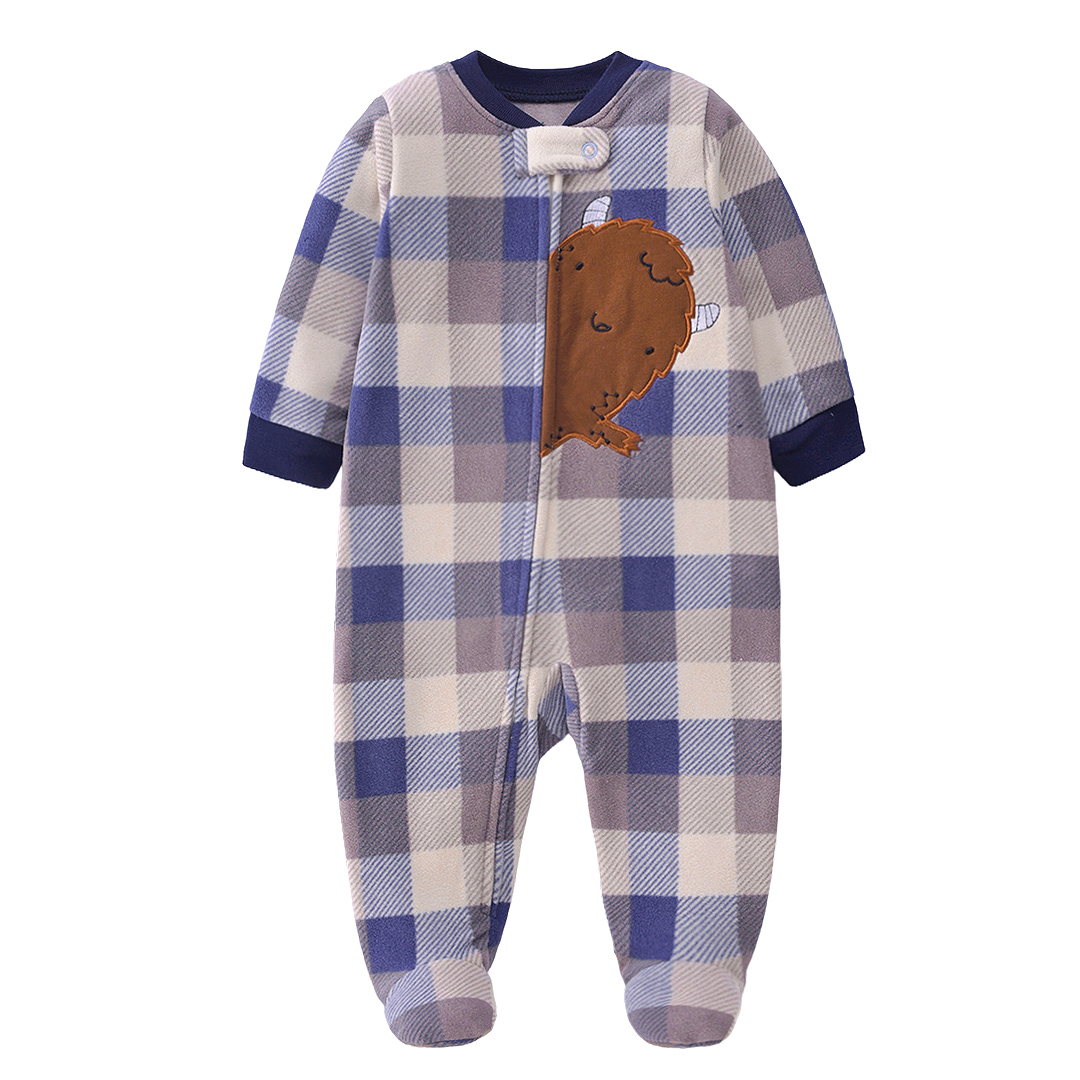 2026 Baby Spring Fleece Romper - Baby Clothing Zip reseña y precio