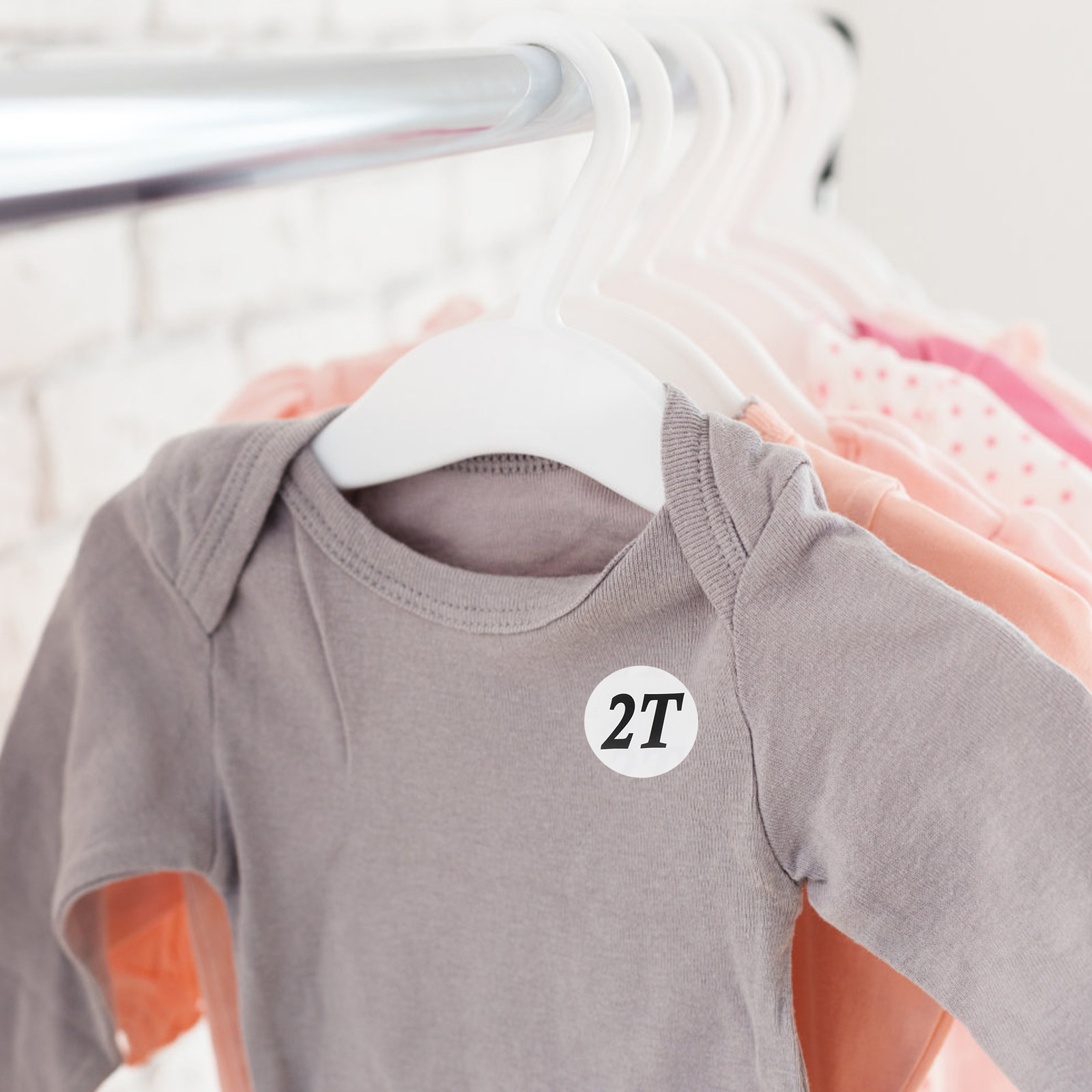2 Roll Baby Clothing Size Stic - Baby Shop Clothing reseña y precio