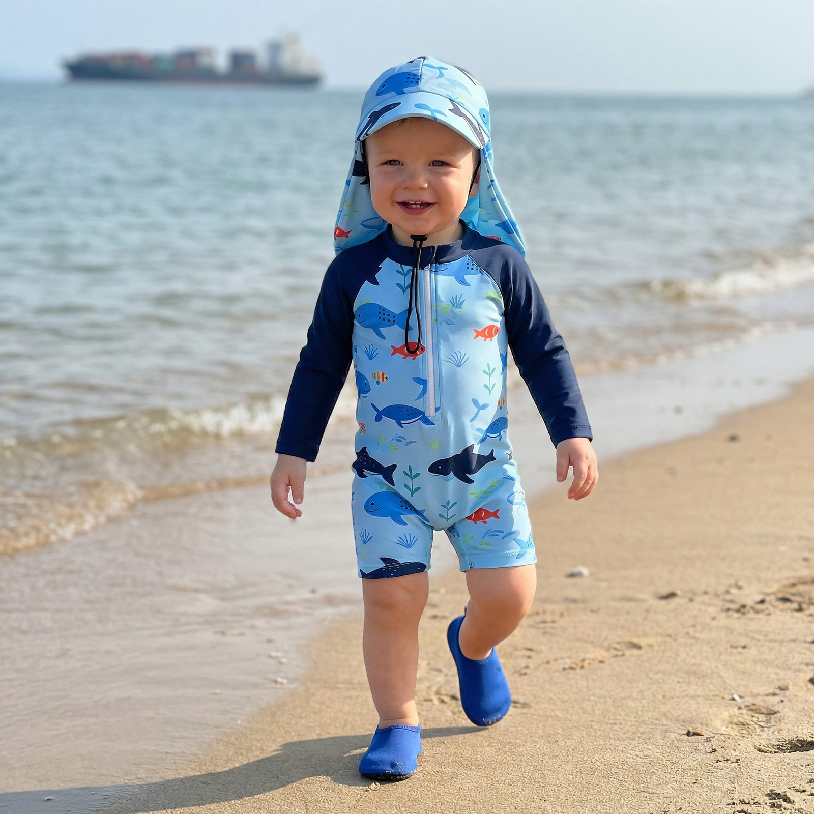Toddler Baby Boys Rash Guard S - Baby Swimwear Uv reseña y precio