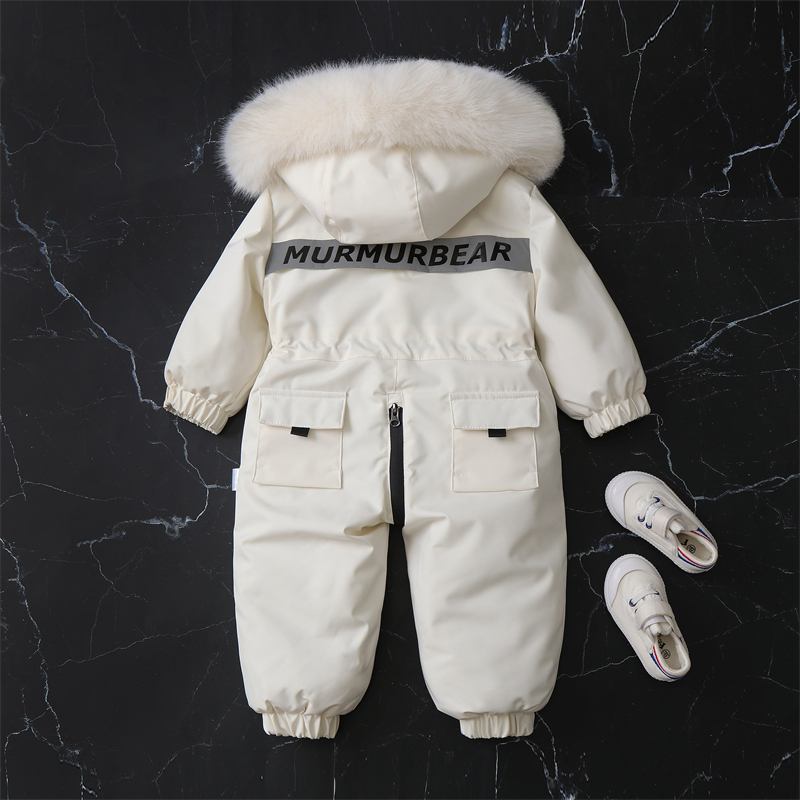 Children Winter Jumpsuit Thick - Baby Clothing Zip reseña y precio