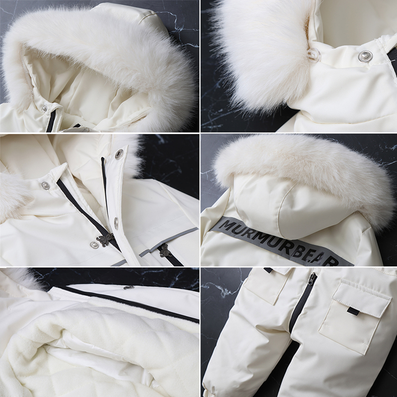 Children Winter Jumpsuit Thick - Baby Clothing Zip reseña y precio