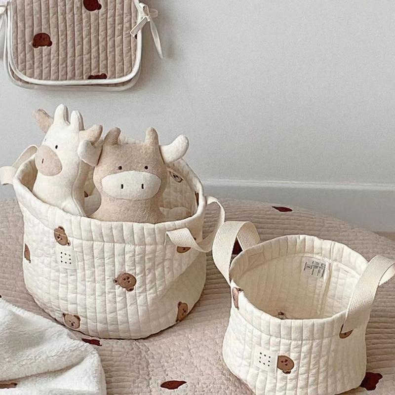 Cute Bear Embroidery Diaper Ba - Baby Clothing Storage reseña y precio
