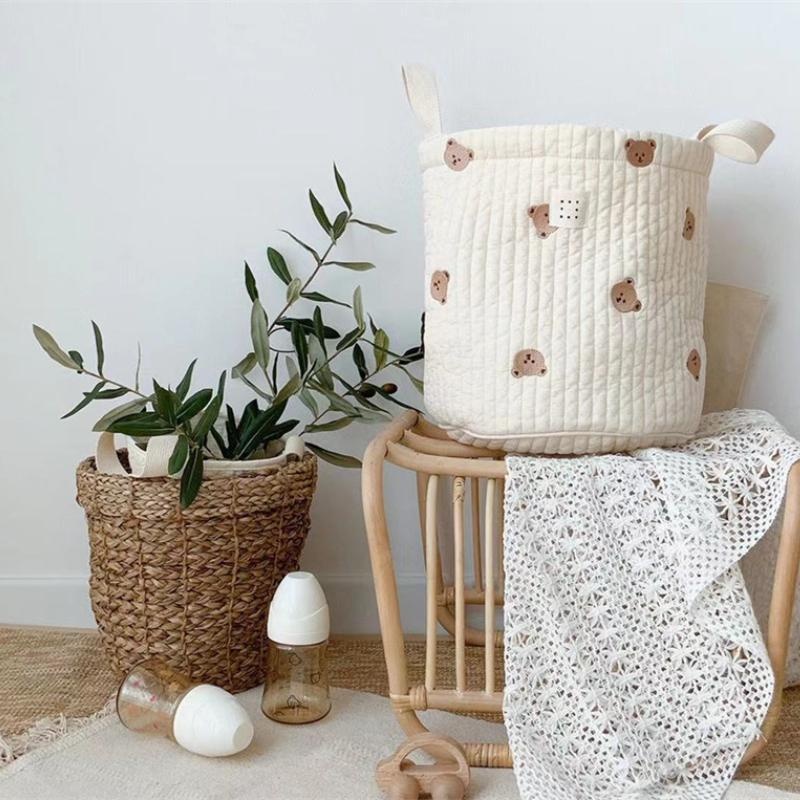 Cute Bear Embroidery Diaper Ba - Baby Clothing Storage reseña y precio