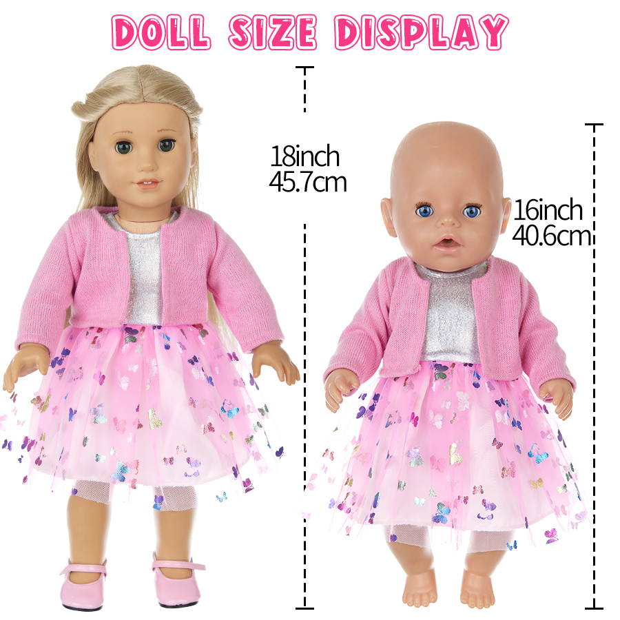 Doll Clothes for 16-18Inch 40- - Baby Clothing Girls reseña y precio
