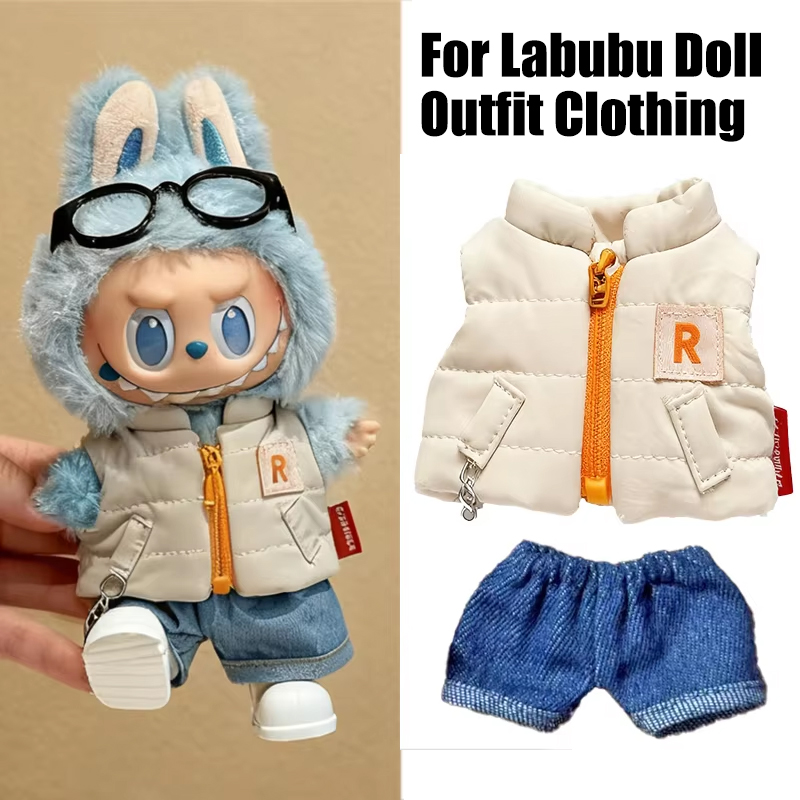 For 15 17cm Labubu Doll Solid  - Baby Clothing Unisex reseña y precio