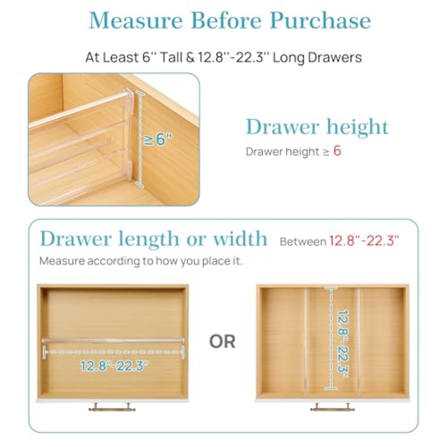 8 Pack 6 Tall Adjustable Expan - Baby Clothing Storage reseña y precio