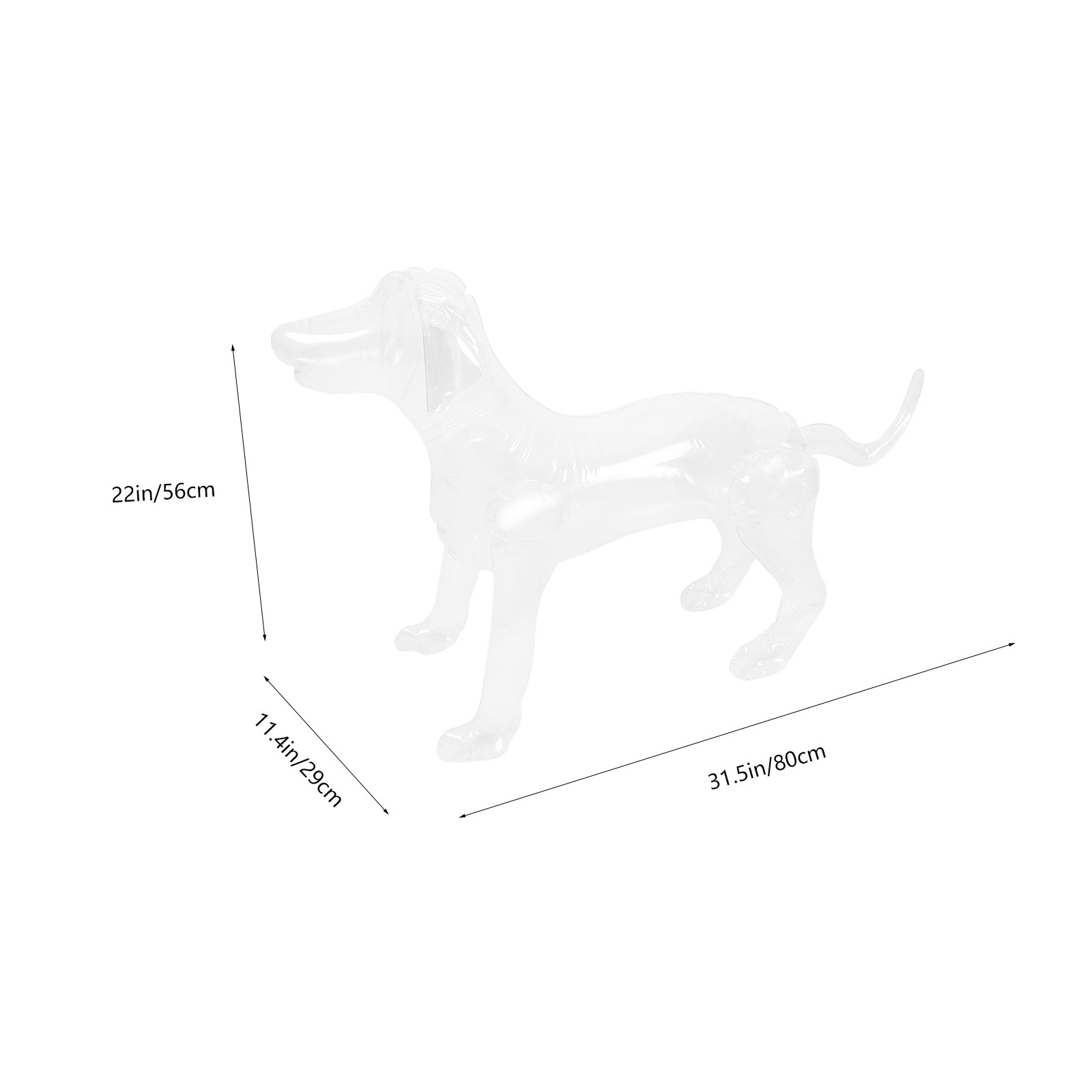 Inflatable Dog Clothes Mannequ - Baby Shop Clothing reseña y precio