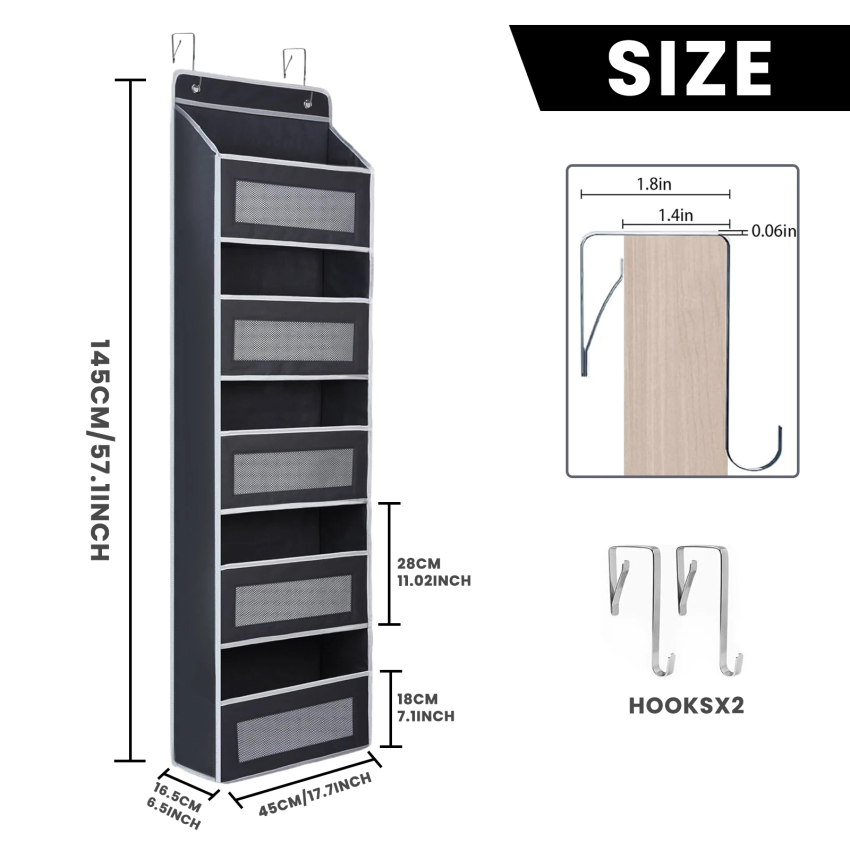 Over The Door Storage Organise - Baby Clothing Types reseña y precio