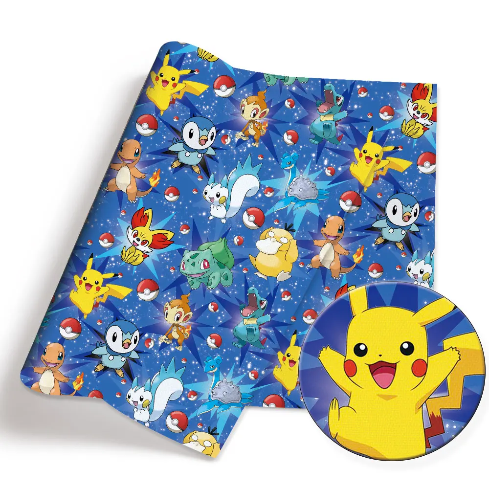 Pokemon Cartoon Fabric140*50cm - Baby Clothing In Japan reseña y precio
