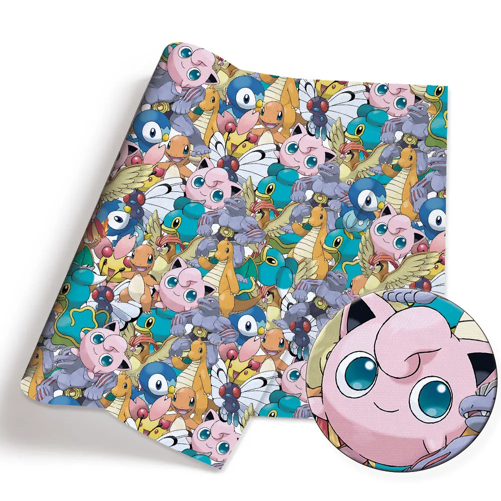 Pokemon Cartoon Fabric140*50cm - Baby Clothing In Japan reseña y precio